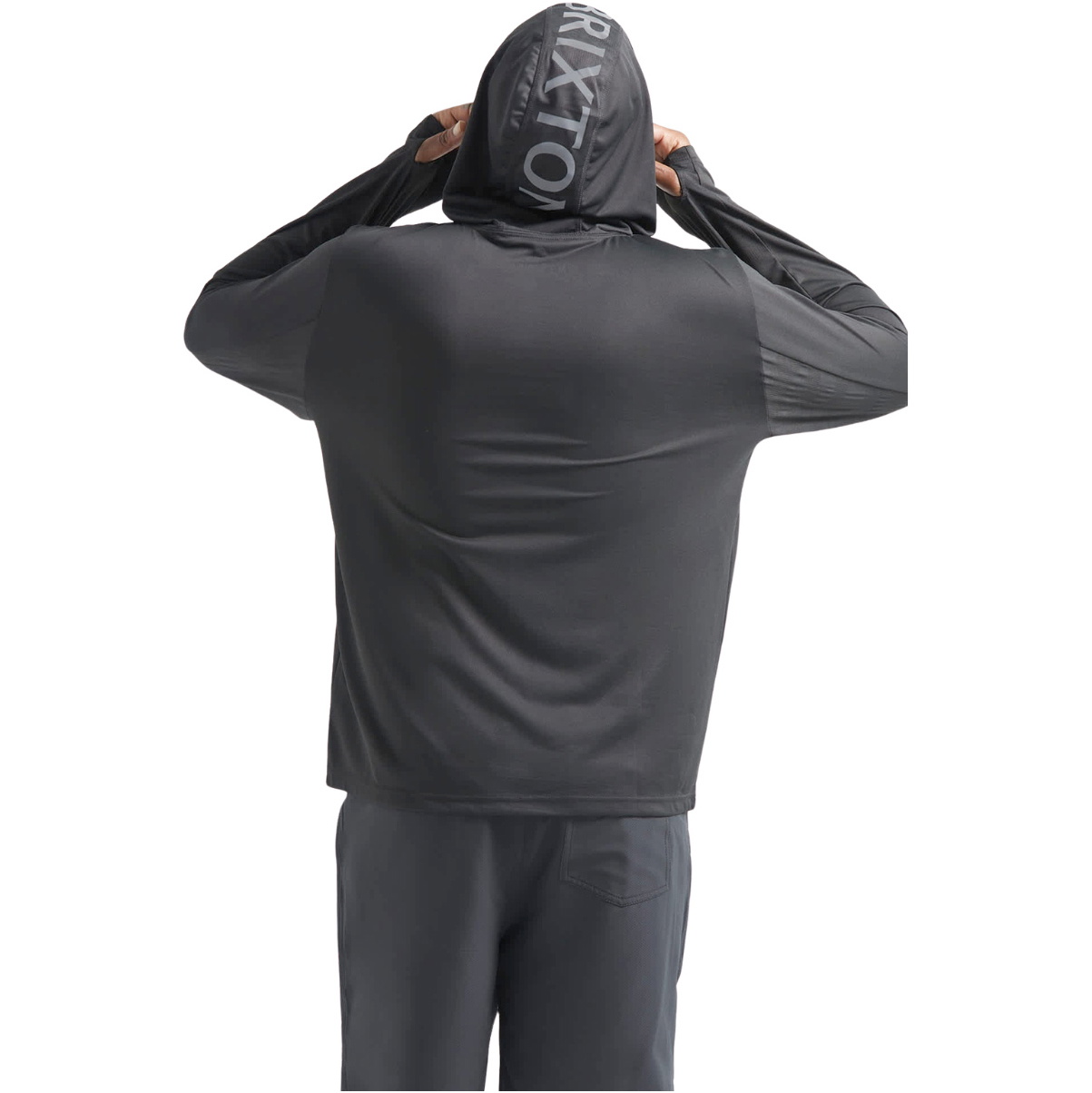 2026 Brixton Mens Journey Sun Hoodie 22905 - Black